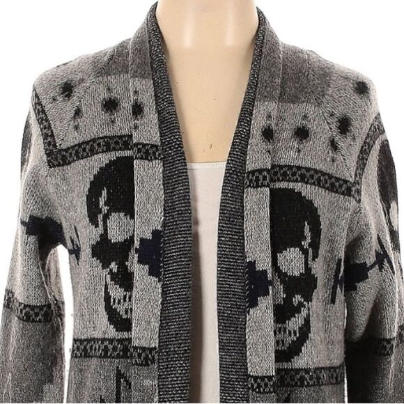 New Skull Cashmere Willa Wool & Cashmere Cardigan Large - Picture 4 of 13
